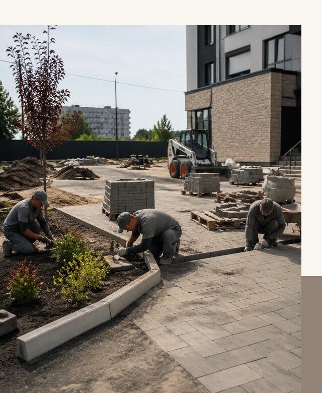 Благоустройство территории и ландшафтный проект в Вичуге